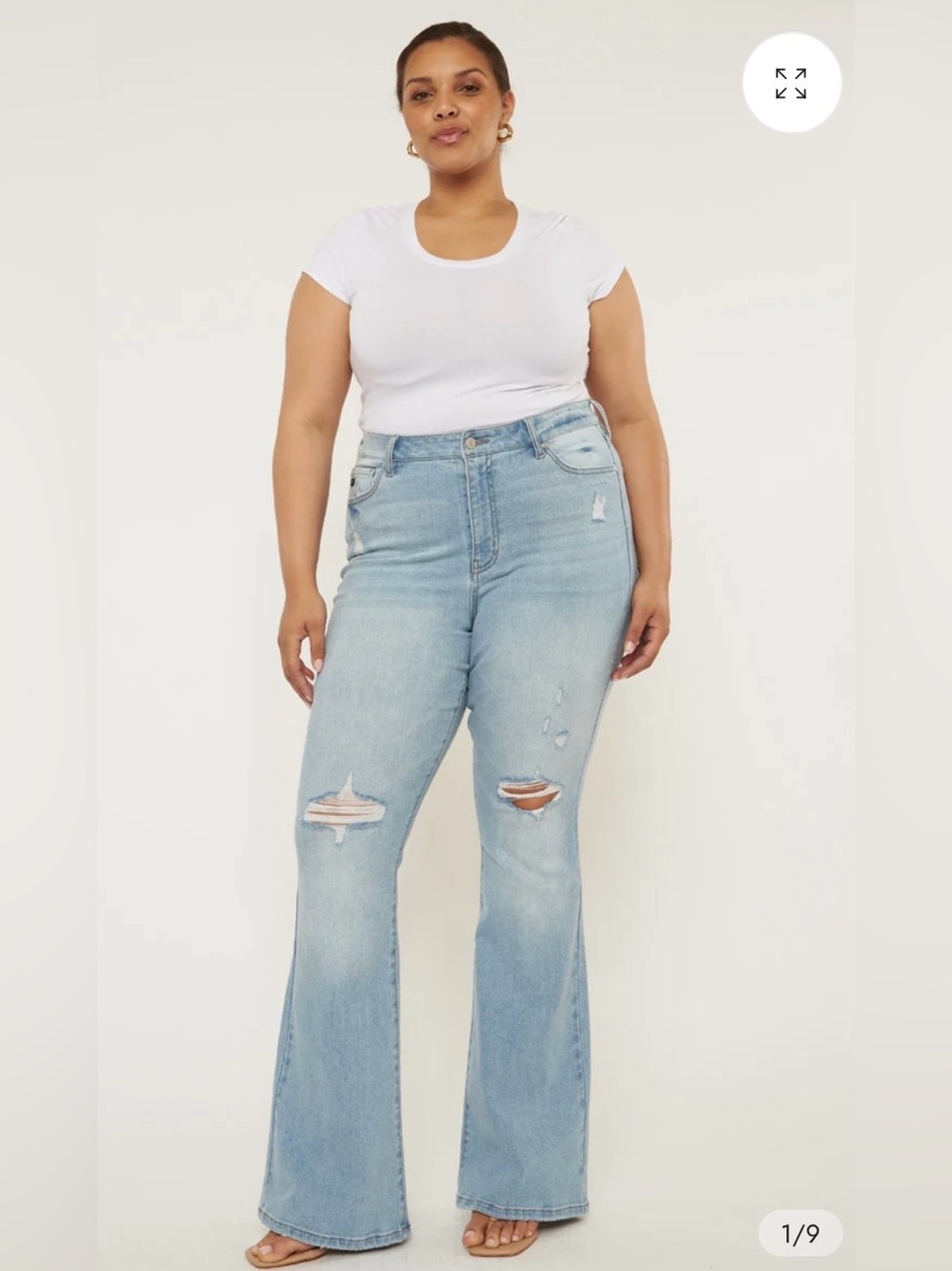 KanCan Lori High Rise Flare Jean Plus Size 22W